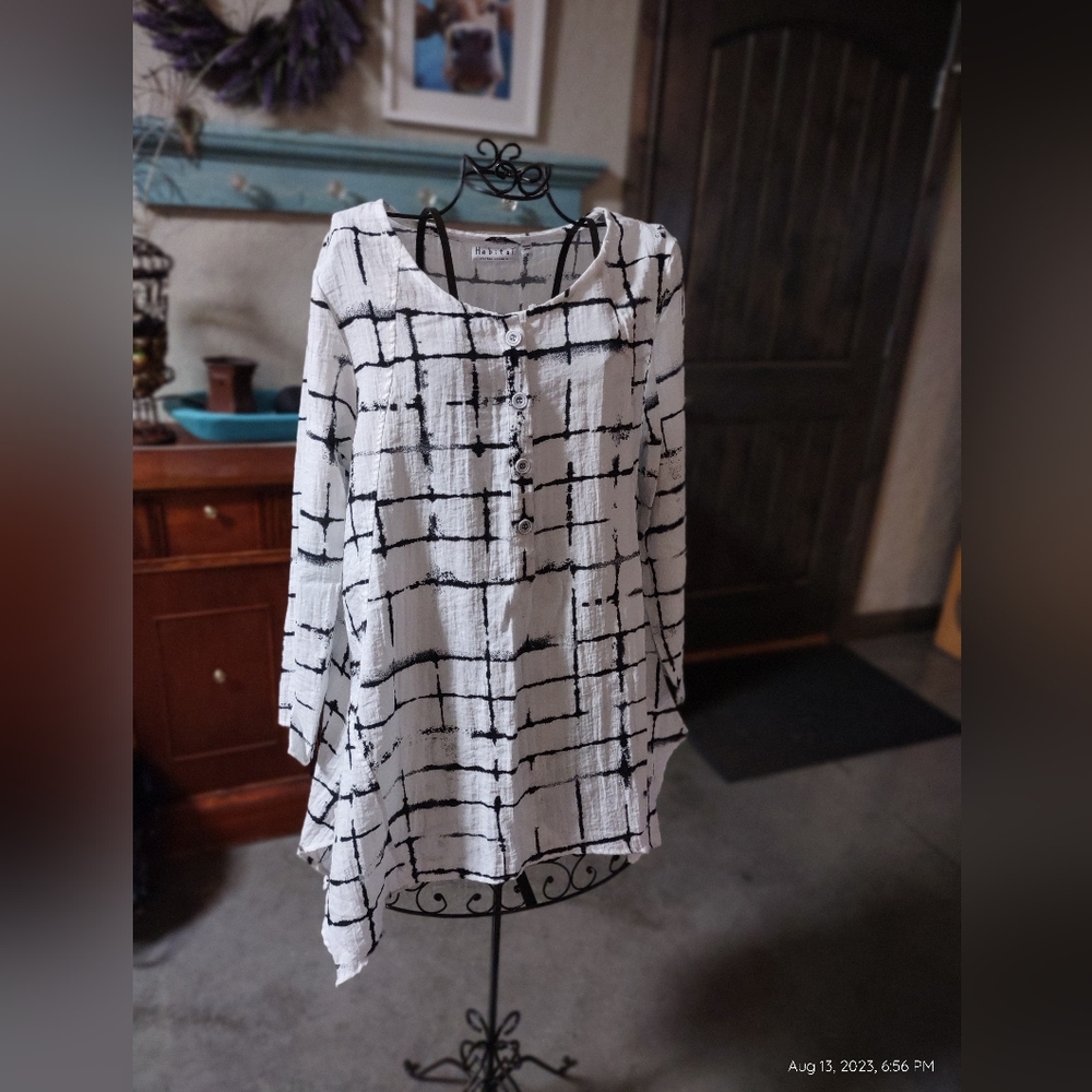 Habitat Button down tunic/blouse
